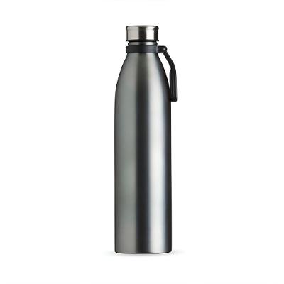 Garrafa De Inox Fosca Com Alça Academia Passeio Cinza