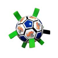 Bola Para Cachorro Mordedor Brinquedo Interativo Pet Azul - 1