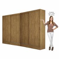 Closet Casal Duplo Belém 4 Portas 4 Gavetas Carioca Móveis Cinamomo - 3