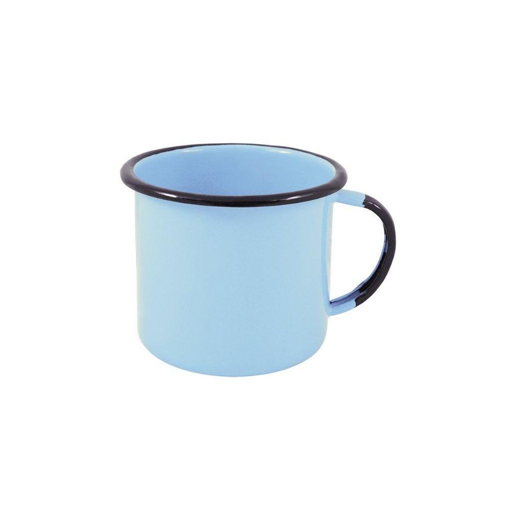 Caneca Média Esmaltada Azul Claro 160 Ml Ewel - 1