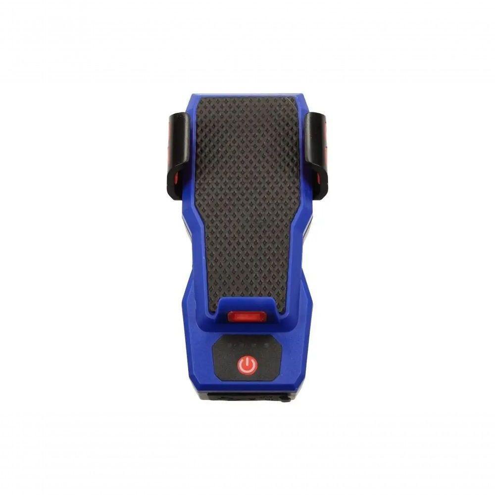 Farol Recarregável Azul Suporte De Celular Para Bicicleta - 2