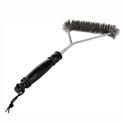 Escova Limpa Grelha Churrasqueira Cerdas De Aço Grill Espeto
