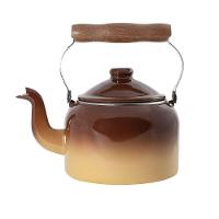 Chaleira Tradicional Esmaltada Marrom Degradê 1,8 L Ewel - 1