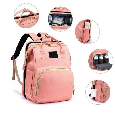 Mochila Berço Dobravel Maternidade Unissex Rosa