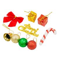 Enfeite Decoração Arvore De Natal Presentes Bolas Sino Laço Pendurar - 2