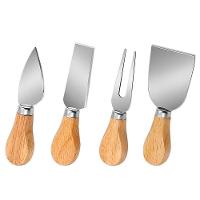 Conjunto Jogo De Utensílios Queijo Inox 4 Peças Gourmet - 1