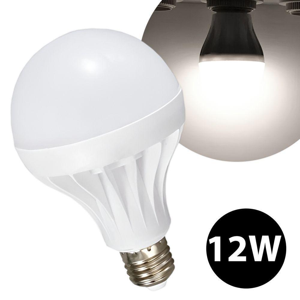 Lampada Led Bivolt E27 Cor Branco Neutro Casa Decoração 12W - 2
