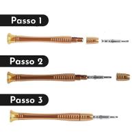 Jogo De Chaves De Precisão 25 Pçs Aço Manutenção Celular Eletrônicos - 3