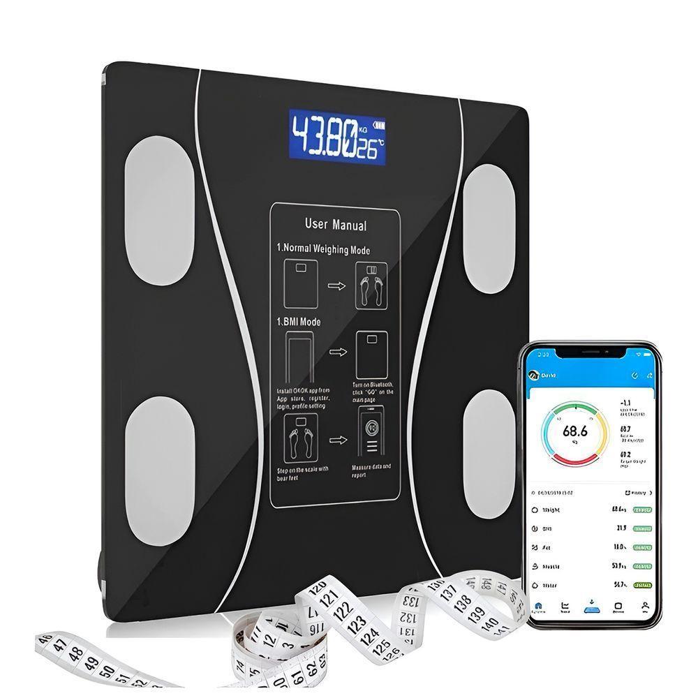 Balança Digital Bioimpedância Bluetooth Aplicativo Medição - 4