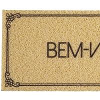 Tapete Capacho Para Porta Vinil 30x70cm Bem Vindo Ornament - 2