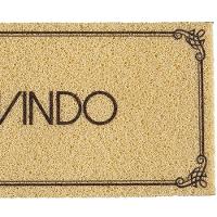 Tapete Capacho Para Porta Vinil 30x70cm Bem Vindo Ornament