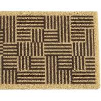 Tapete Capacho Para Porta Vinil 30x70cm Ladrilhos - 4