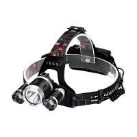 Lanterna De Cabeça 5 Led Recarregável De Longo Alcance Faixa Elástica - 1