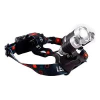 Lanterna De Cabeça 5 Led Recarregável De Longo Alcance Faixa Elástica - 5