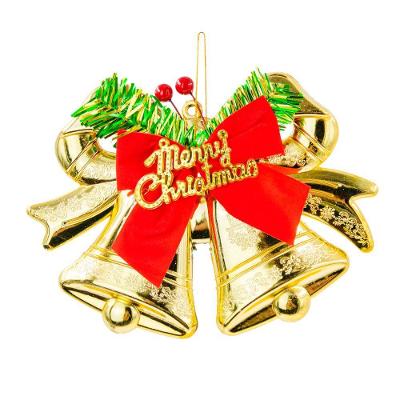 Enfeite Decoração Arvore De Natal Sinos Com Laço Pendurar Natalino
