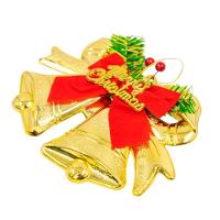 Enfeite Decoração Arvore De Natal Sinos Com Laço Pendurar Natalino - 3