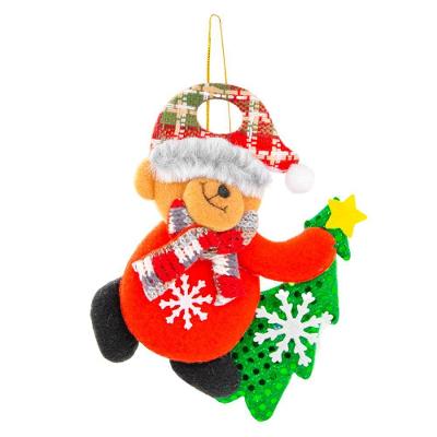 Enfeite Decoração Arvore De Natal Boneco Pendurar Natalino M Ursinho