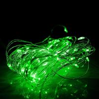 Pisca De Led Fio De Fada 20l 2 Metros A Bateria Natal Ano Novo Verde