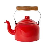 Chaleira Tradicional Esmaltada Vermelha 1,8 L Ewel - 1