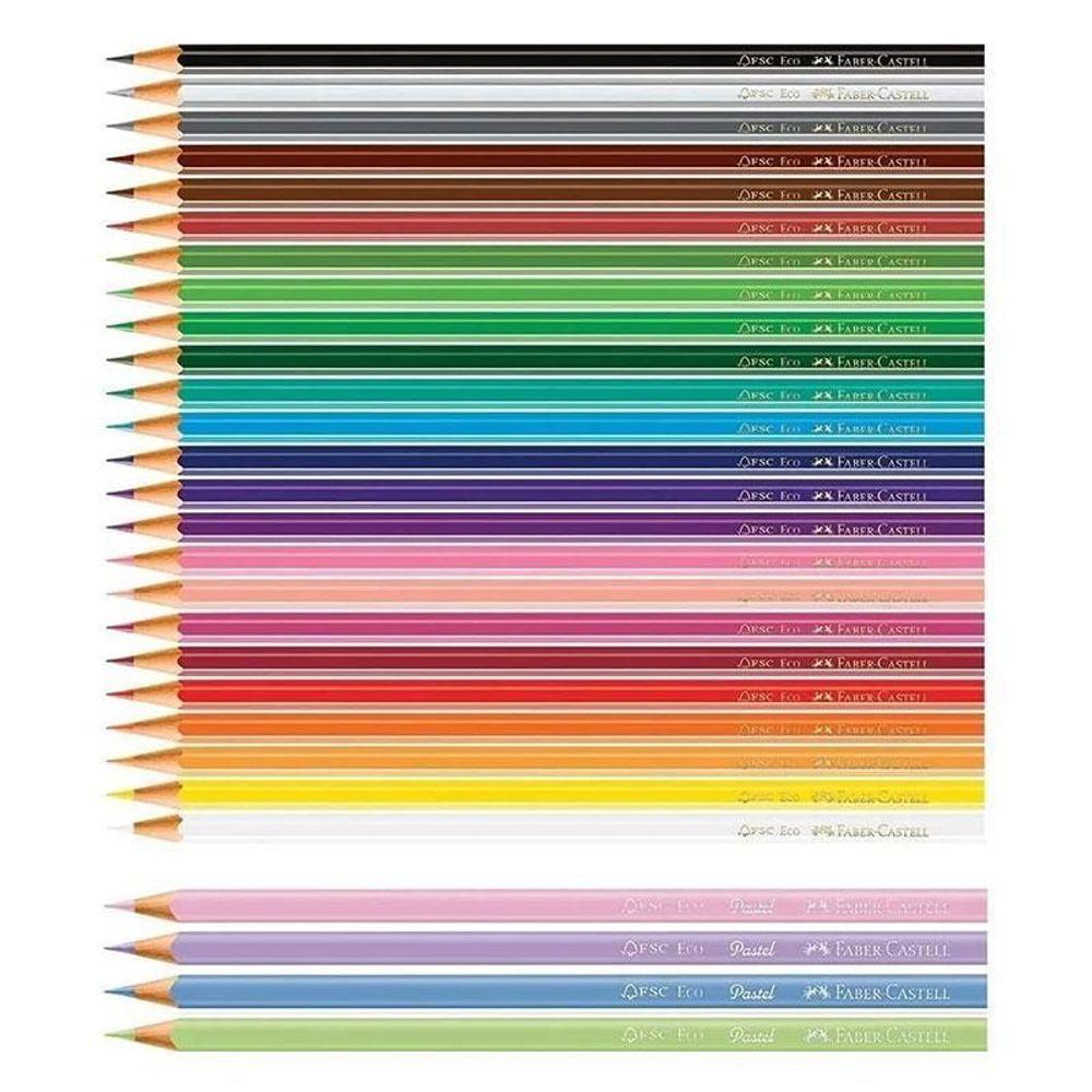 Lápis De Cor Ecolápis 120124+4p 28 Cores - Faber Castell - 2