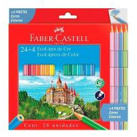 Lápis De Cor Ecolápis 120124+4p 28 Cores - Faber Castell - 1