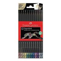 Lápis De Cor Ecolápis Supersoft 120712softmet 12 Cores Metálicas - Faber Castell - 1