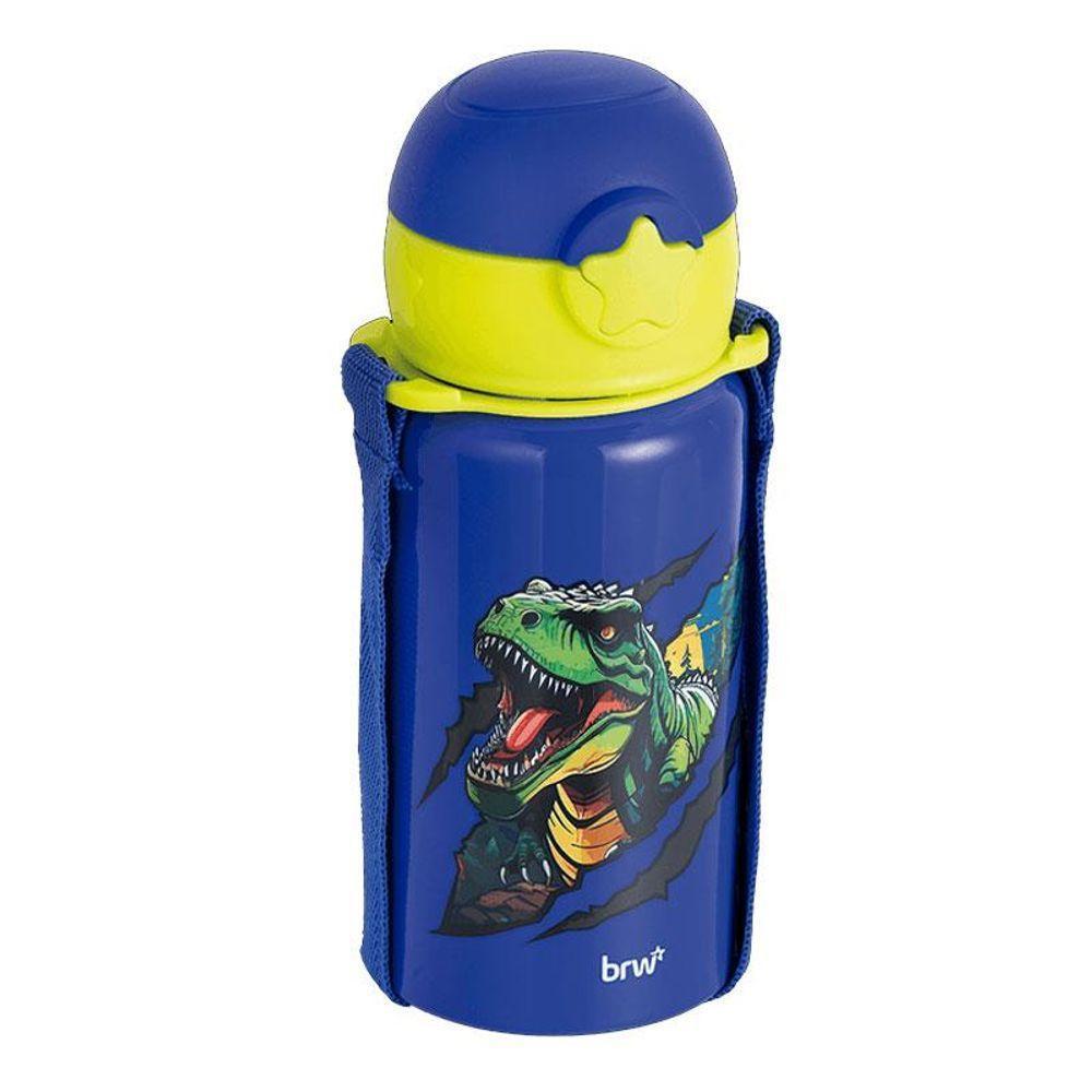 Garrafa De água Térmica 500ml Raptors Ga0021 Com Alça Azul - Brw - 1