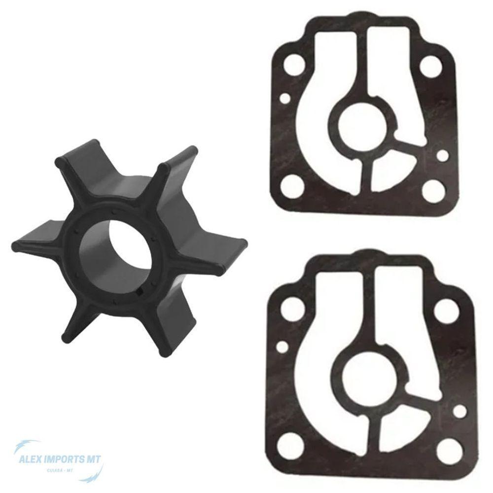 Rotor Da Bomba Agua Mercury 40hp Super Juntas Da Bomba - 2