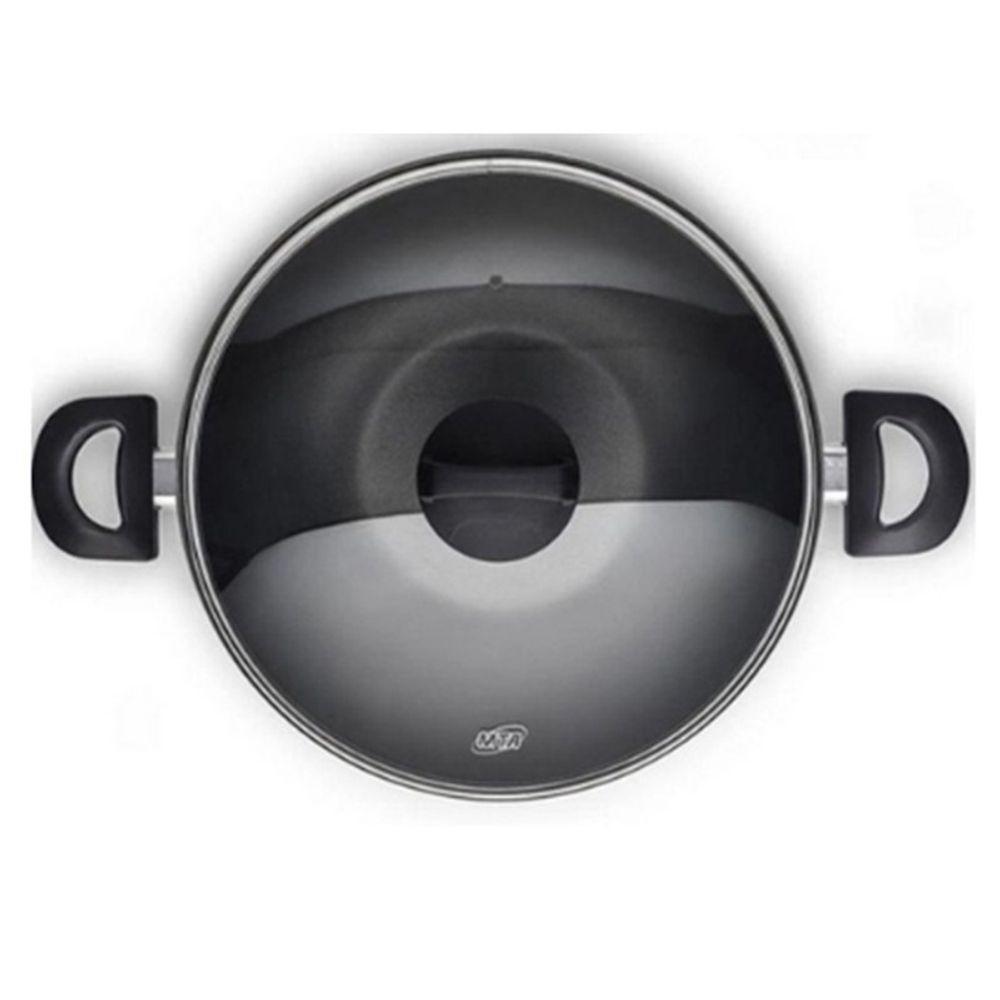 Panela Grafite Com Tampa De Vidro 4,3 Litros - 2