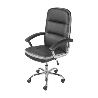 Cadeira Or-3308 Alta Com Base Em Rodízio Or Design Preto