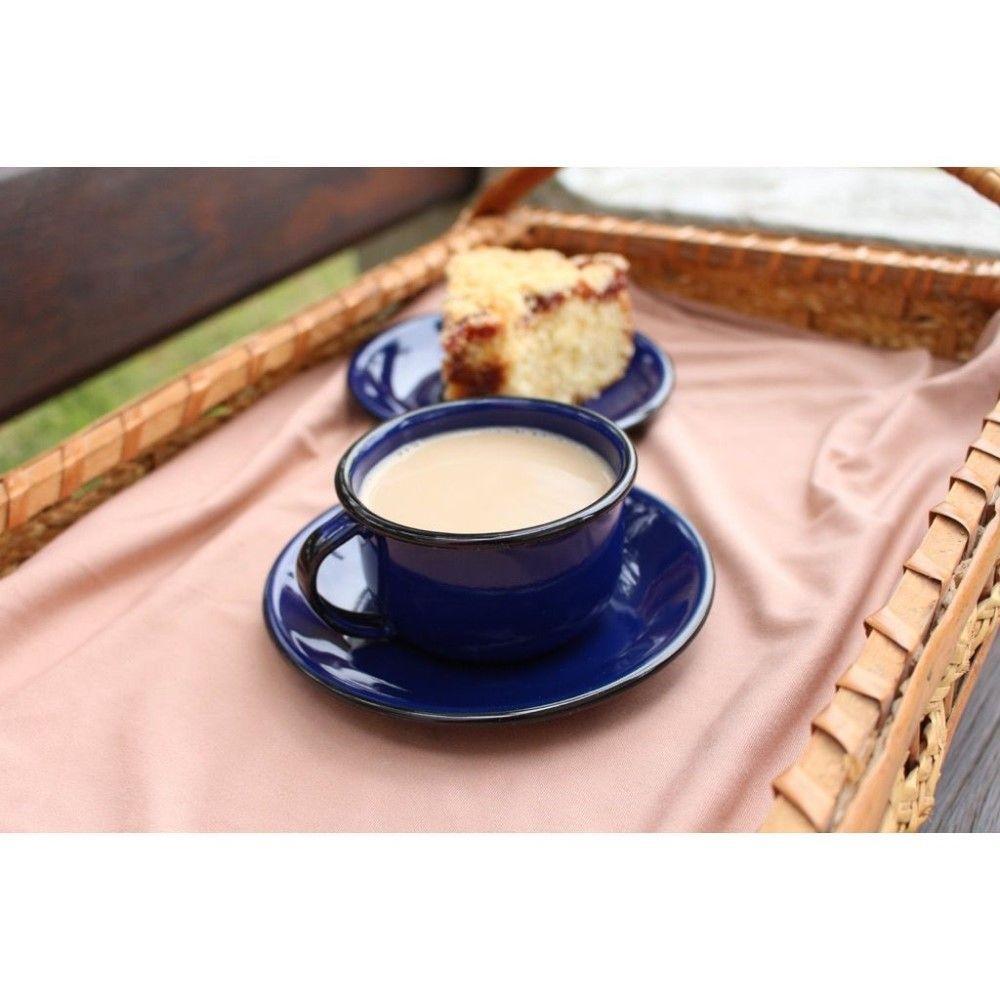 Caneca Grande Esmaltada Azul 370 Ml Ewel - 5