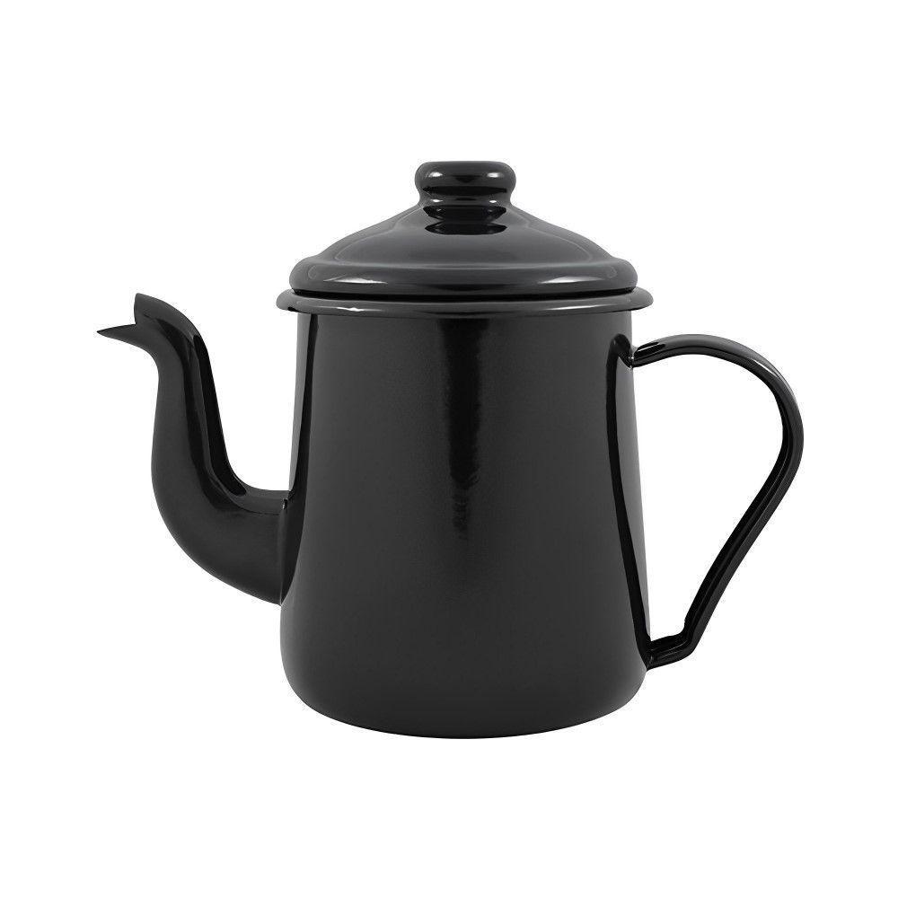 Cafeteira Tradicional Esmaltada Preto 1,1 L Ewel - 1