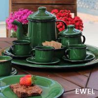 Cafeteira Tradicional Esmaltada Verde 1,1 L Ewel - 3