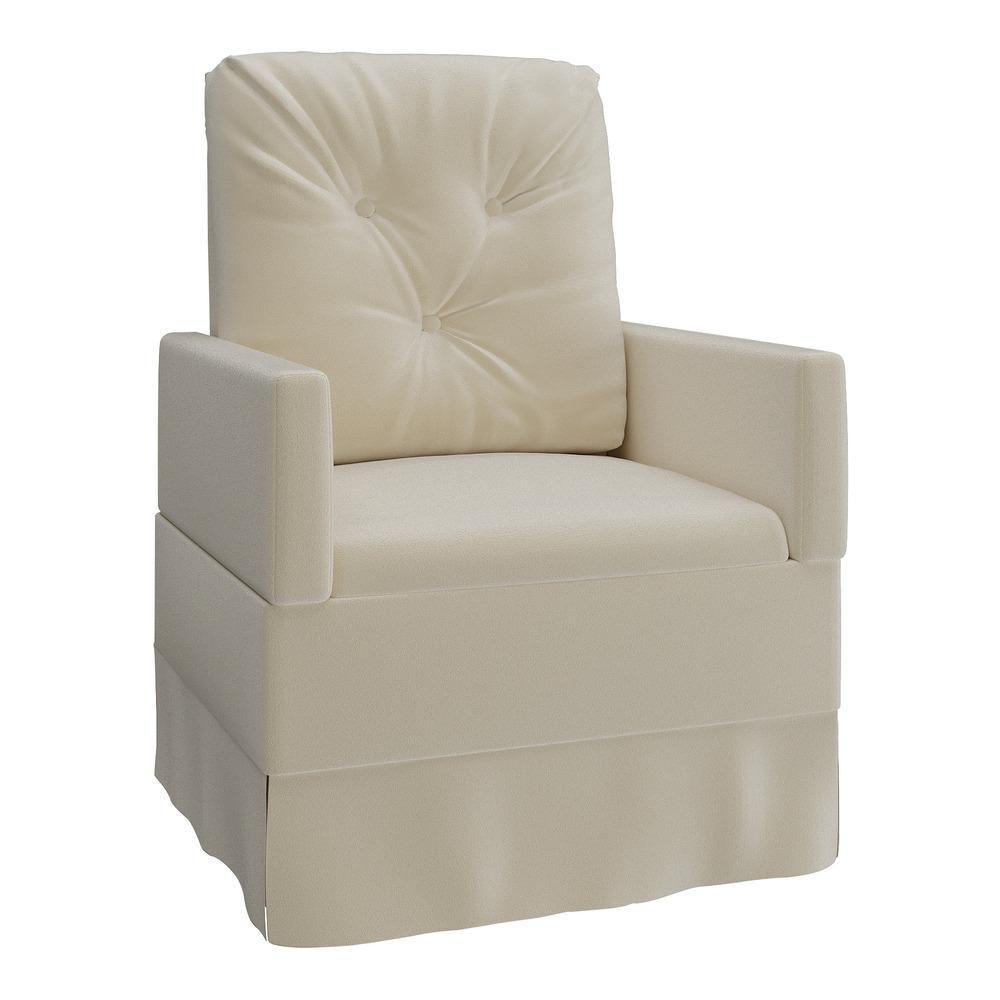 Poltrona De Amamentação Com Balanço Multimóveis Ex4000 Bege Bege - 3