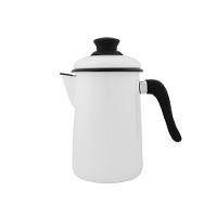 Bule Para Café Esmaltado Branco 1,5 L Ewel - 1