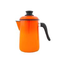 Bule Para Café Esmaltado Laranja 1,5 L Ewel - 1