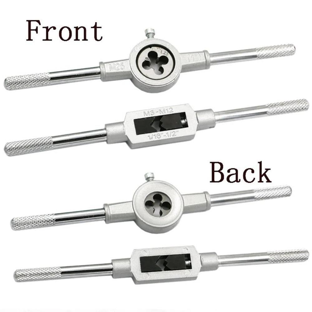 Jogo Tarracha Cossinete Macho Femea Kit 12 Peças Pente Abre Rosca Aco Madeira Aluminio Profissional - 6