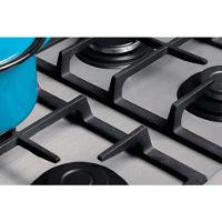 Cooktop A Gás Fischer 4 Bocas Platinium Com Trempe De Ferro Fundido Mesa Aço Bivolt - 3