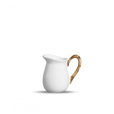 Leiteira Bambu Scalla 580 Ml Branco