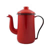 Bule Para Café Tradicional Esmaltado Vermelho 1,5 L Ewel - 1
