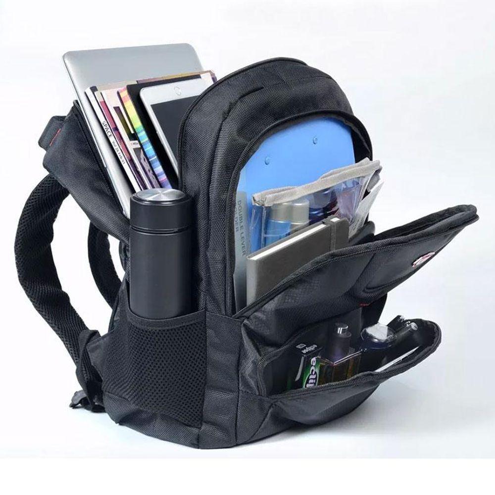 Mochila Escolar Notebook Sbfq7808 Preta - Fuseco - 5