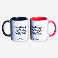 Kit Com Duas Canecas Pop Mickey Friends Disney - 2