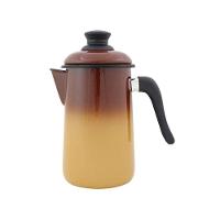 Bule Para Café Esmaltado Marrom Degradê 1,5 L Ewel - 1
