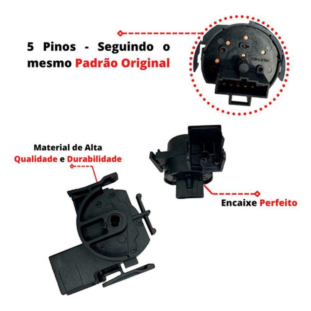 Comutador Elétrico Ignição Partida Corsa Hatch 2002 A 2012 - 5