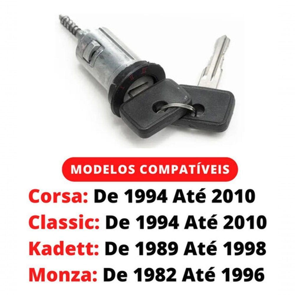 Cilindro Ignição Coluna Direção Com Chave Corsa 1994 A 2010 - 4
