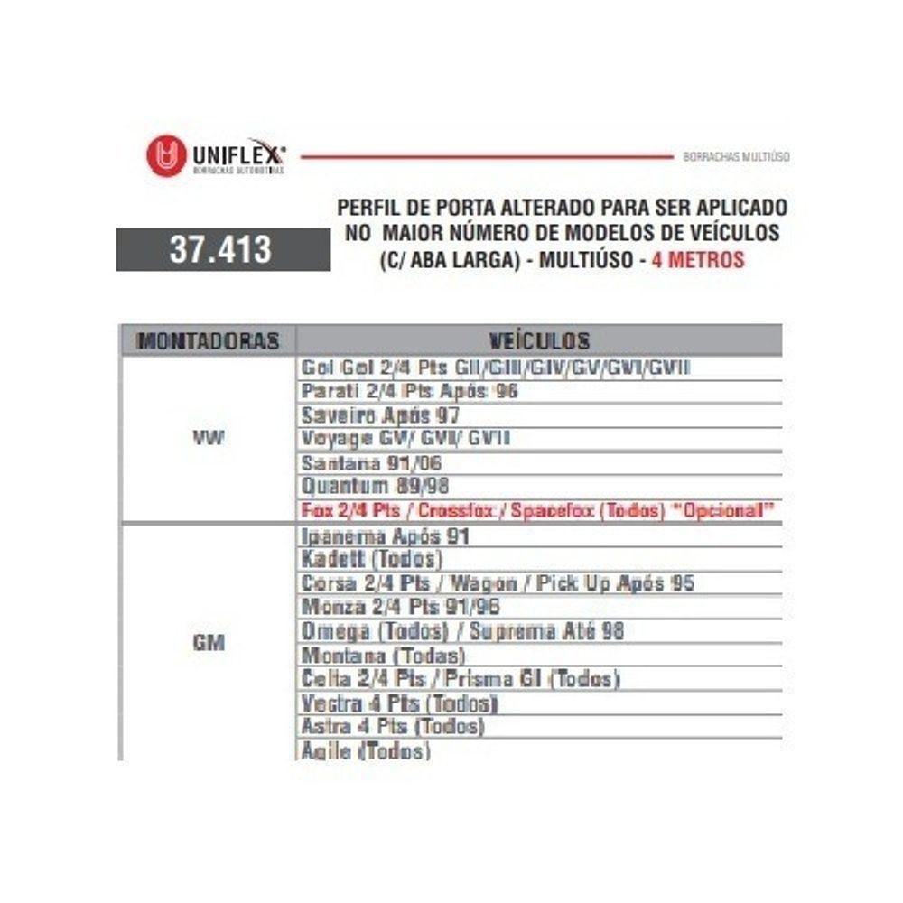 Borracha Vedação Proteção Porta Diant Tras Prisma 06 A 2012 - 4