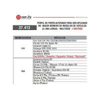 Borracha Vedação Proteção Porta Diant Tras Prisma 06 A 2012