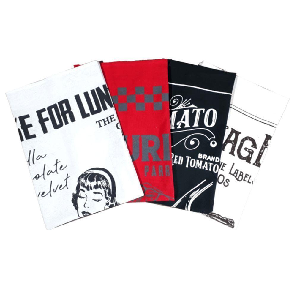 Pano De Prato Lomaer Sacaria Estampado 50cm X 70cm Gourmet 03 Unidades - 1