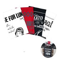 Pano De Prato Lomaer Sacaria Estampado 50cm X 70cm Gourmet 03 Unidades - 2