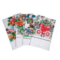 Pano De Prato Lomaer Sacaria 70 X 90cm Estampado 03 Unidades - 3